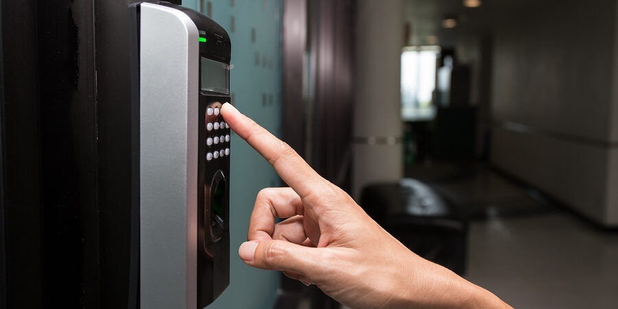 Fingerprint And Access Control In A Office Building